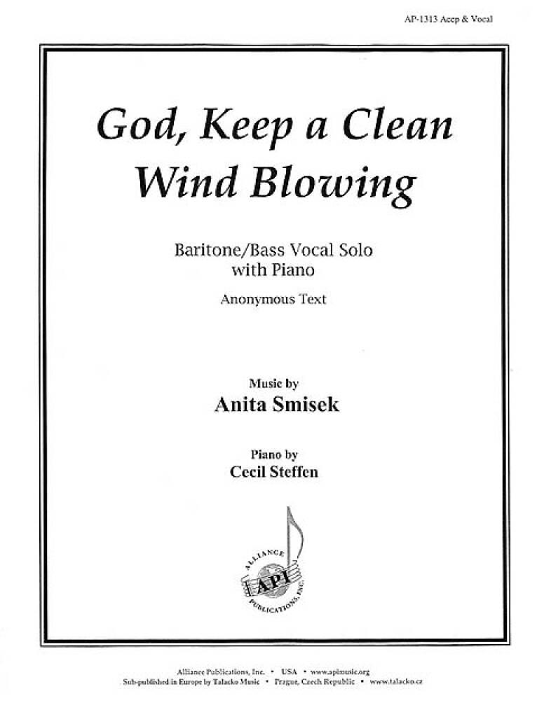 God, Keep A Clean Wind Blowing - Bass-vc-pno